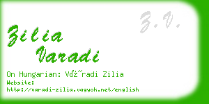 zilia varadi business card